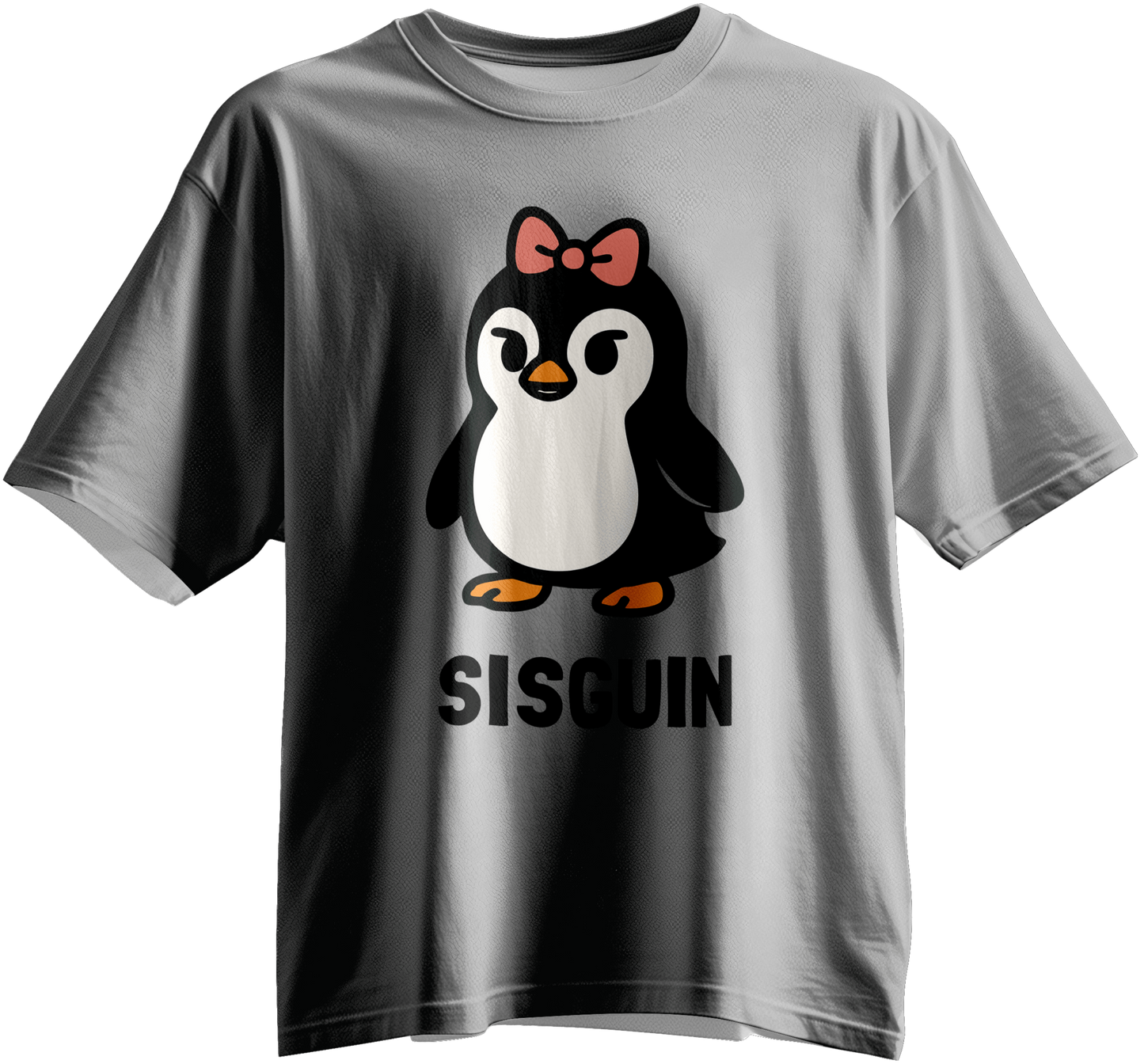 Sisguin: The Coolest Sister Penguin Unisex Tee (Family Set)