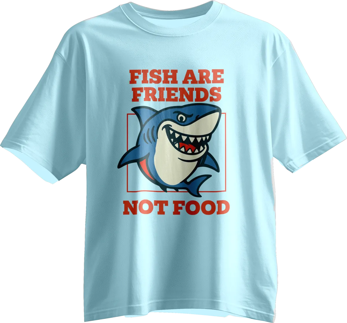 Finding Nemo – Fish Are Friends, Not Food, Oversized T-Shirt