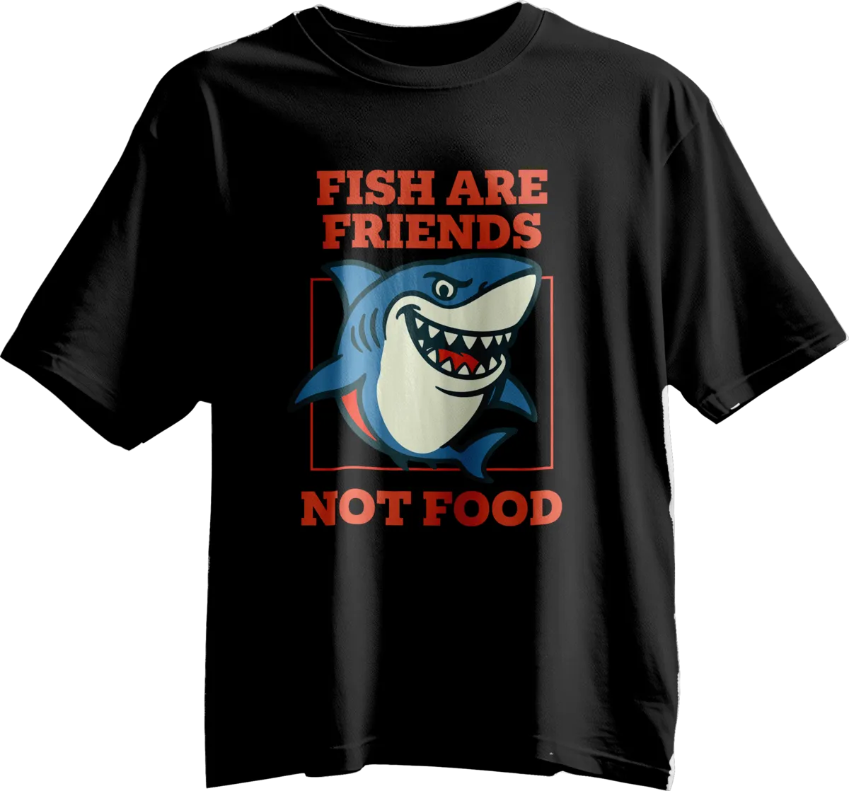 Finding Nemo – Fish Are Friends, Not Food, Oversized T-Shirt