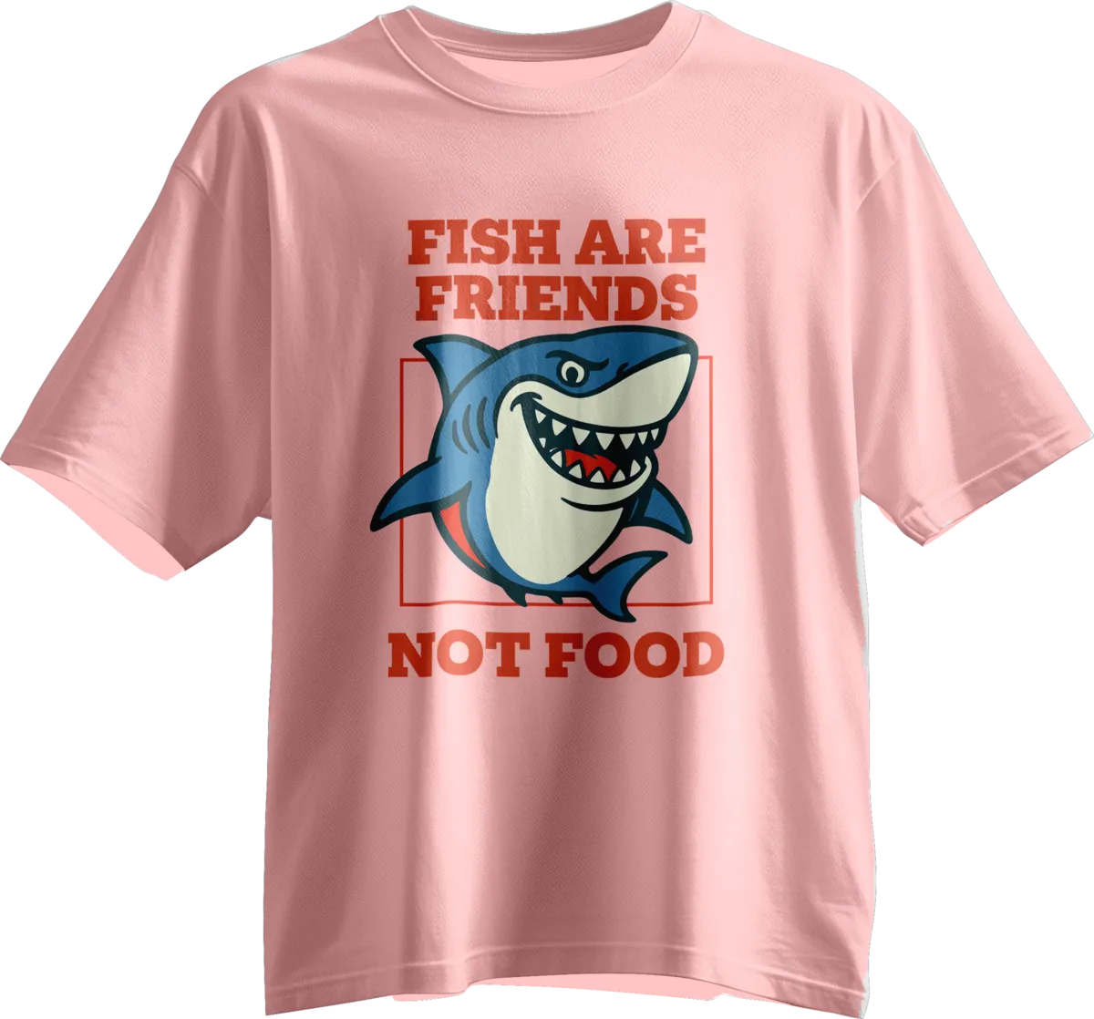 Finding Nemo – Fish Are Friends, Not Food, Oversized T-Shirt