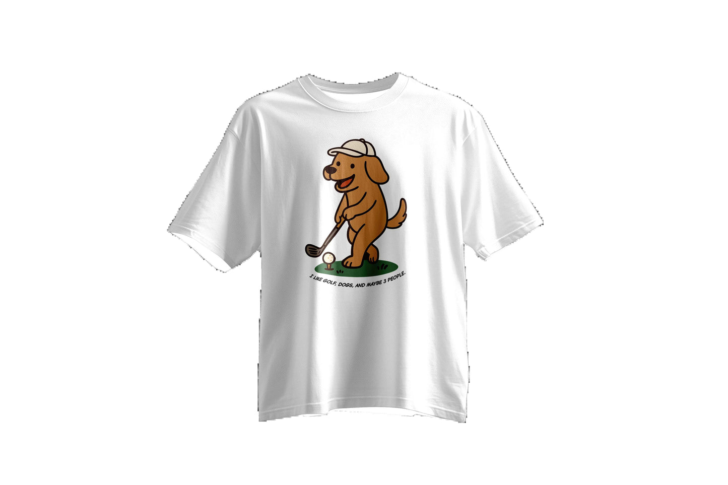 I like Golf, Dogs & Select Humans | T-shirt