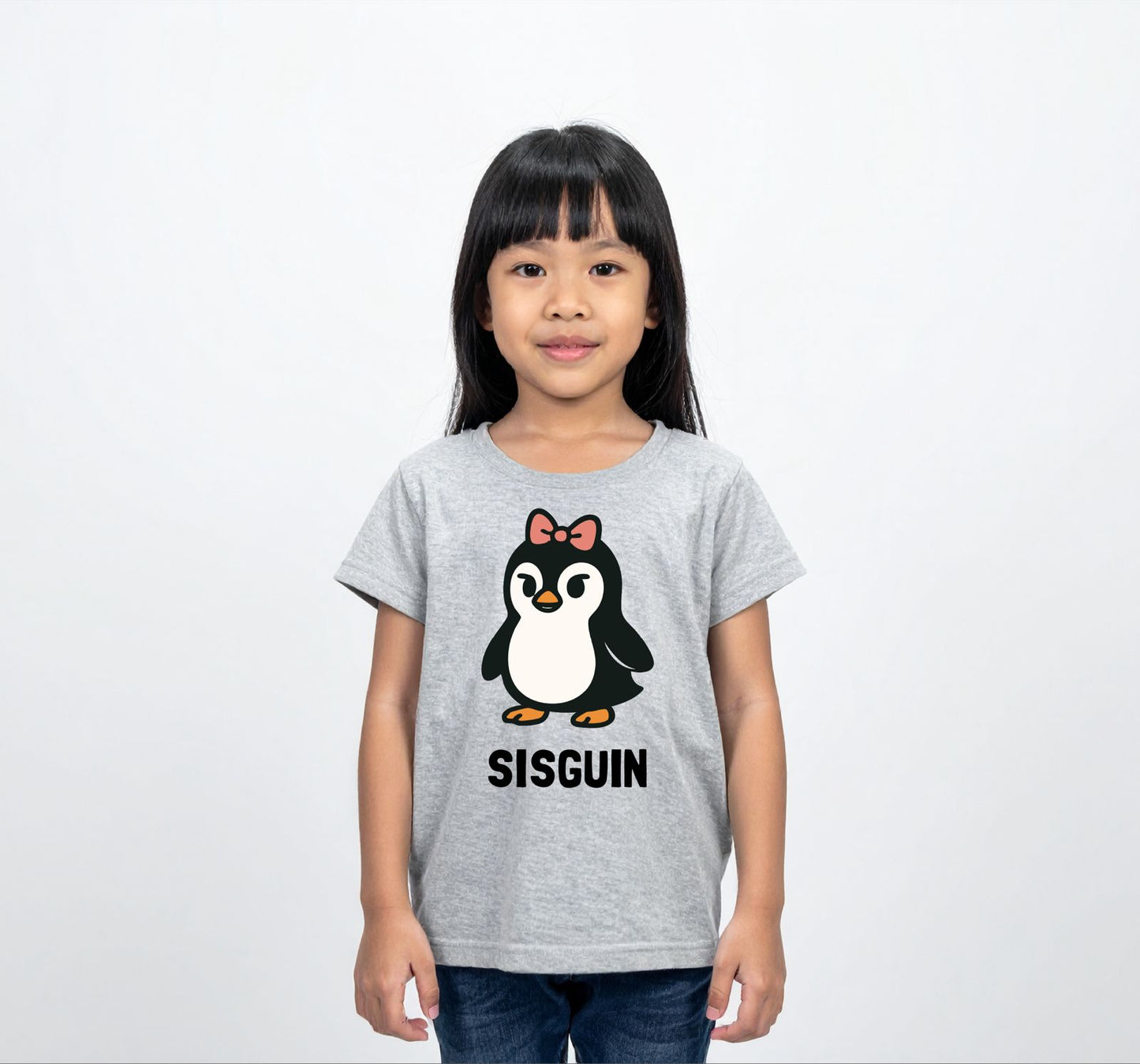 Penguin Family: Tshirt for Sisters (Kids)