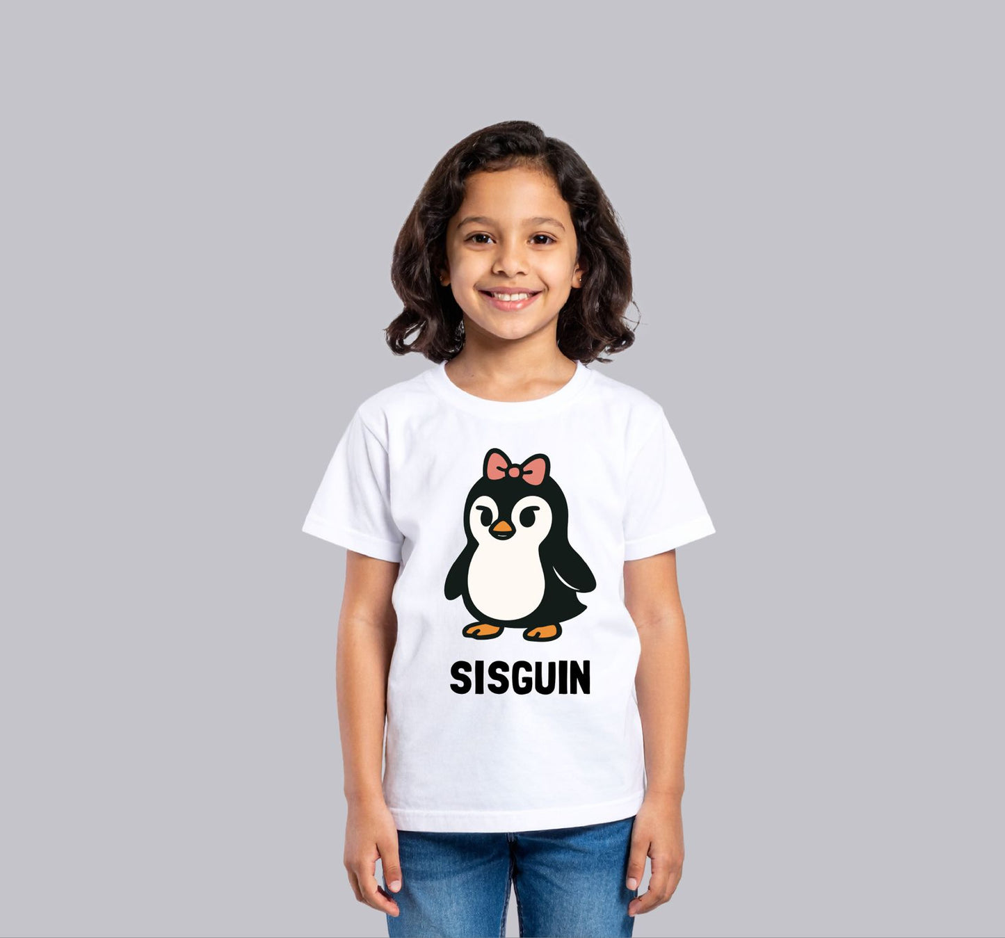 Penguin Family: Tshirt for Sisters (Kids)