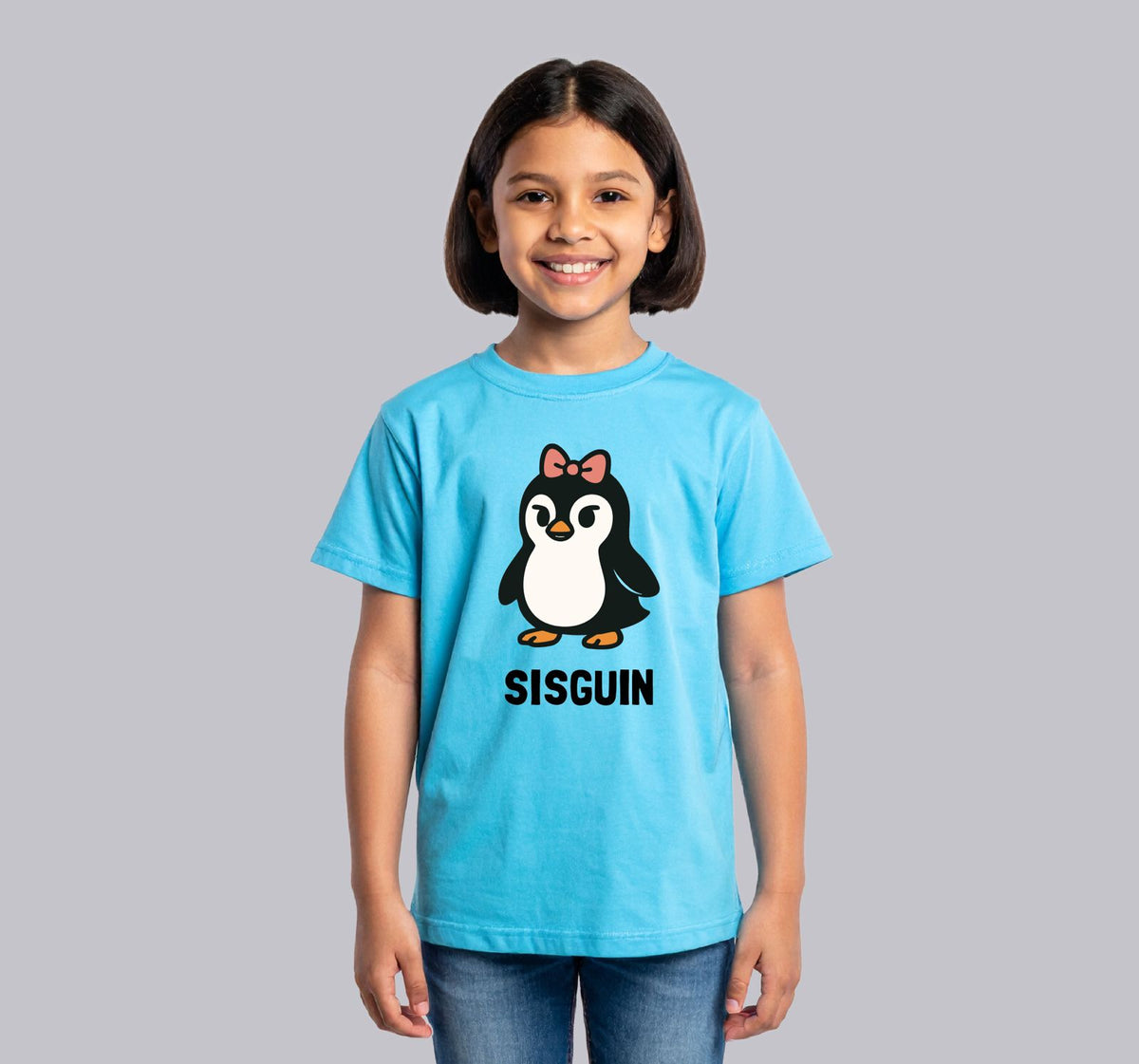 Penguin Family: Tshirt for Sisters (Kids)