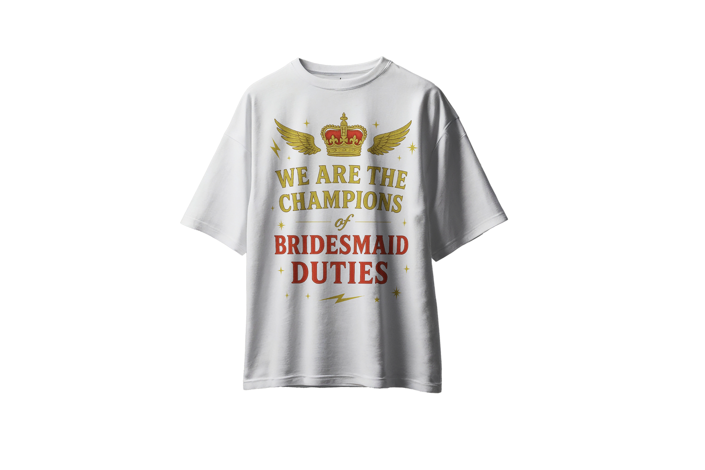 Queen: We Are the Champions – T-shirt for Bridesmaids