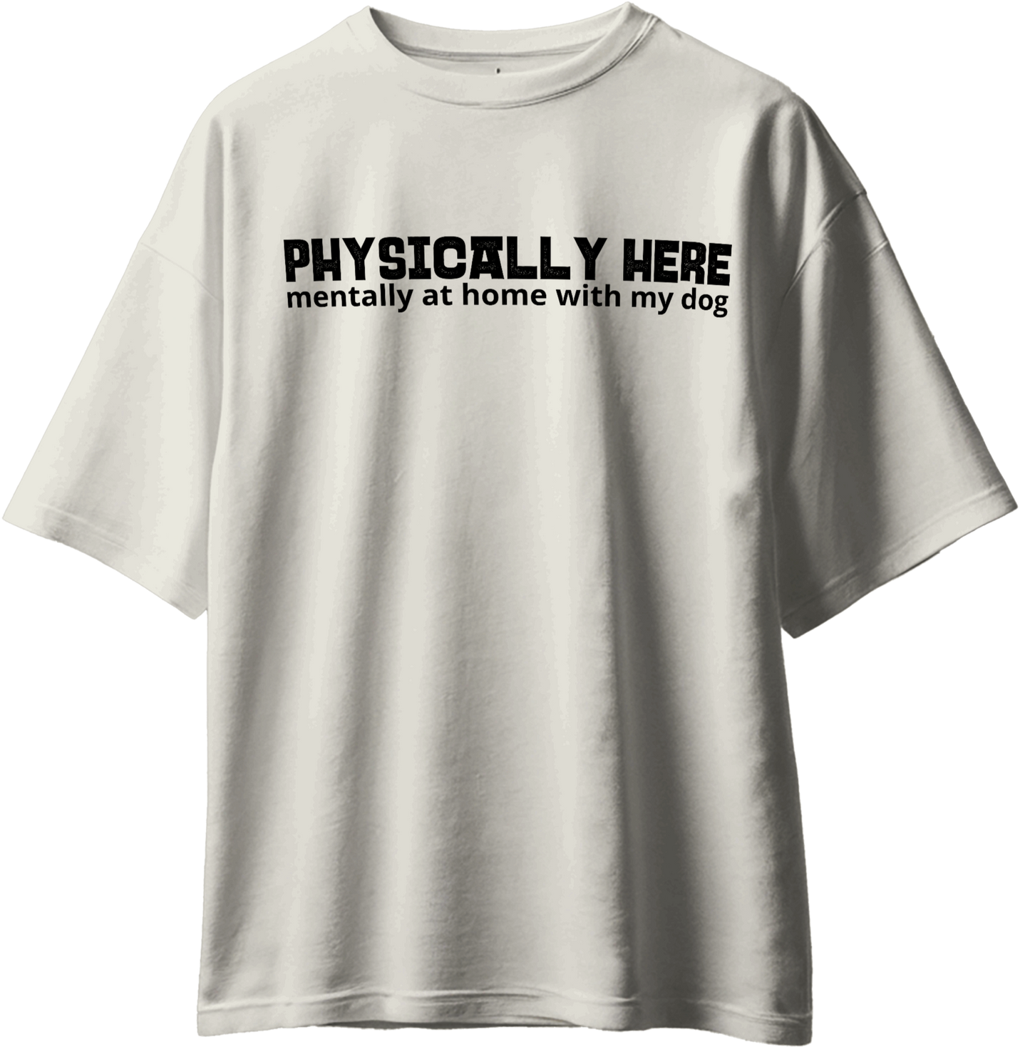 My Happy Place: Mentally With My Dog Pet Parent Unisex T-Shirt