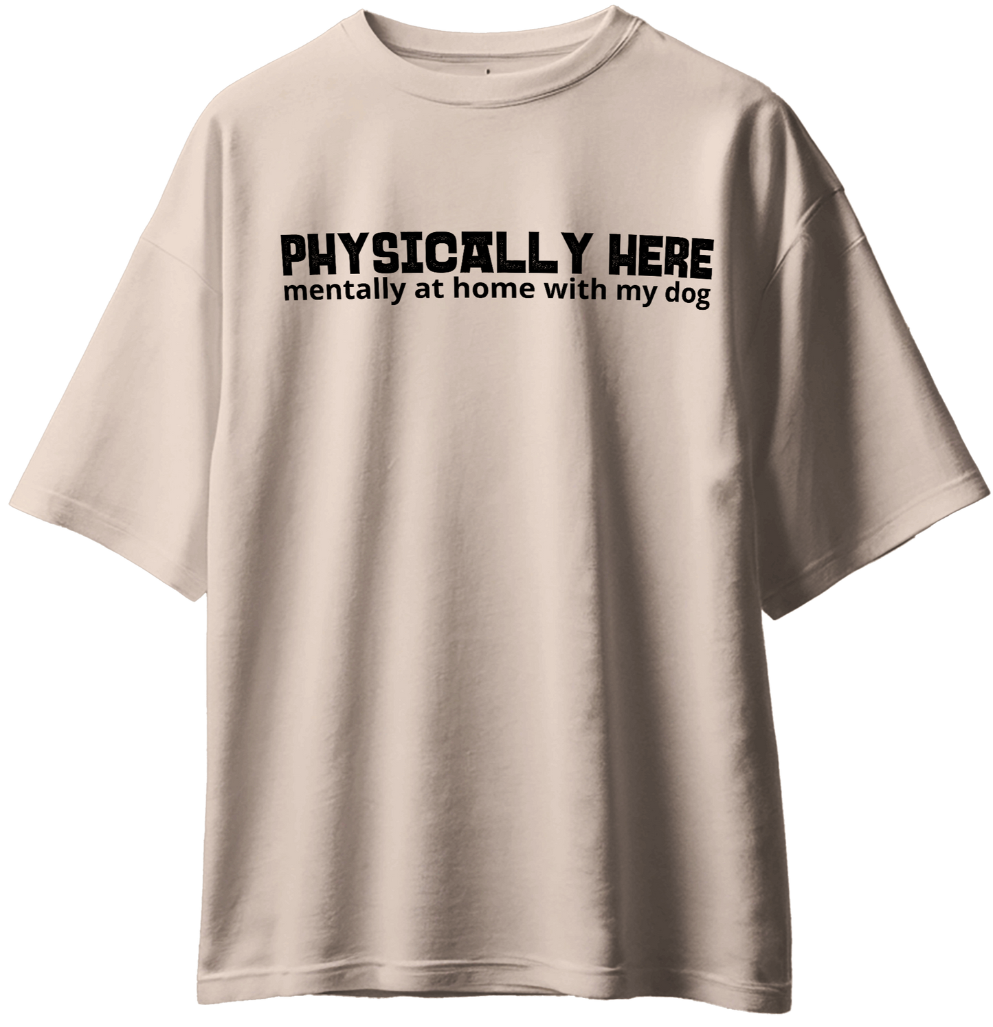 My Happy Place: Mentally With My Dog Pet Parent Unisex T-Shirt