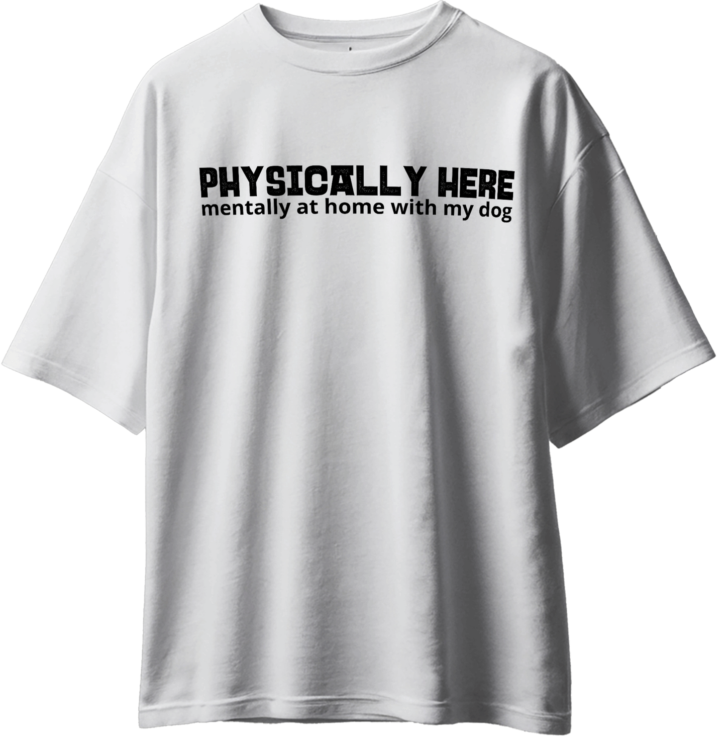 My Happy Place: Mentally With My Dog Pet Parent Unisex T-Shirt