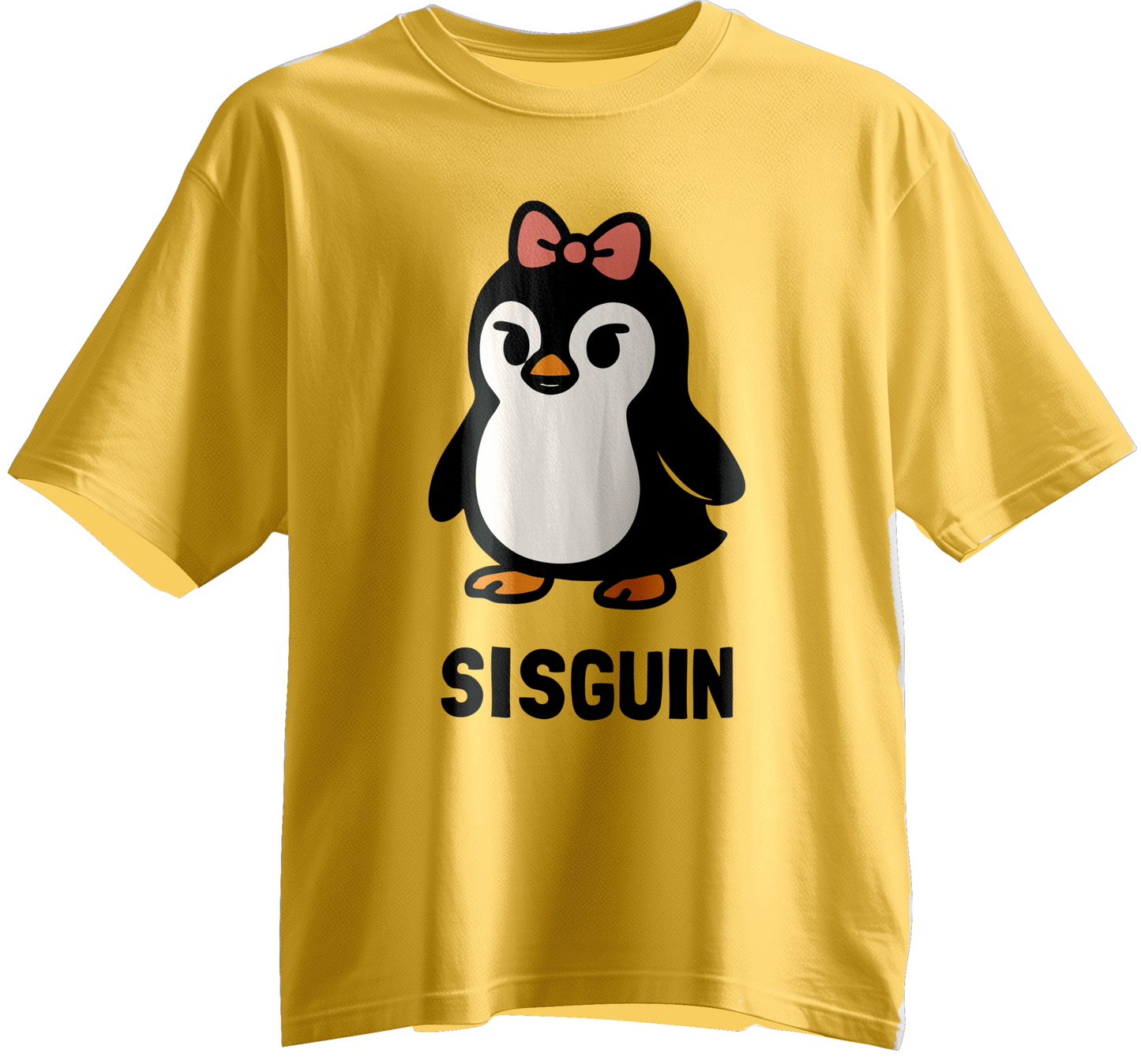 Sisguin: The Coolest Sister Penguin Unisex Tee (Family Set)