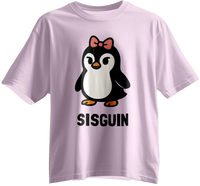 Sisguin: The Coolest Sister Penguin Unisex Tee (Family Set)