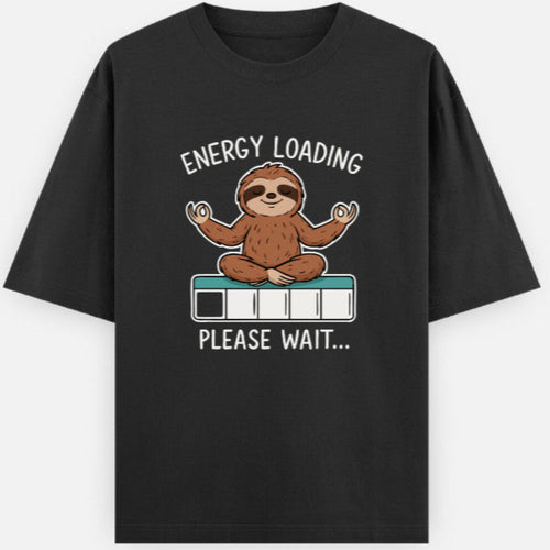 Zen Sloth - International Yoga Day | Oversized T-Shirt