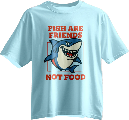 Finding Nemo – Fish Are Friends, Not Food, Oversized T-Shirt