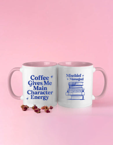 Mischief Managed Coffee Mug – Coffee Gives Me Main Character Energy