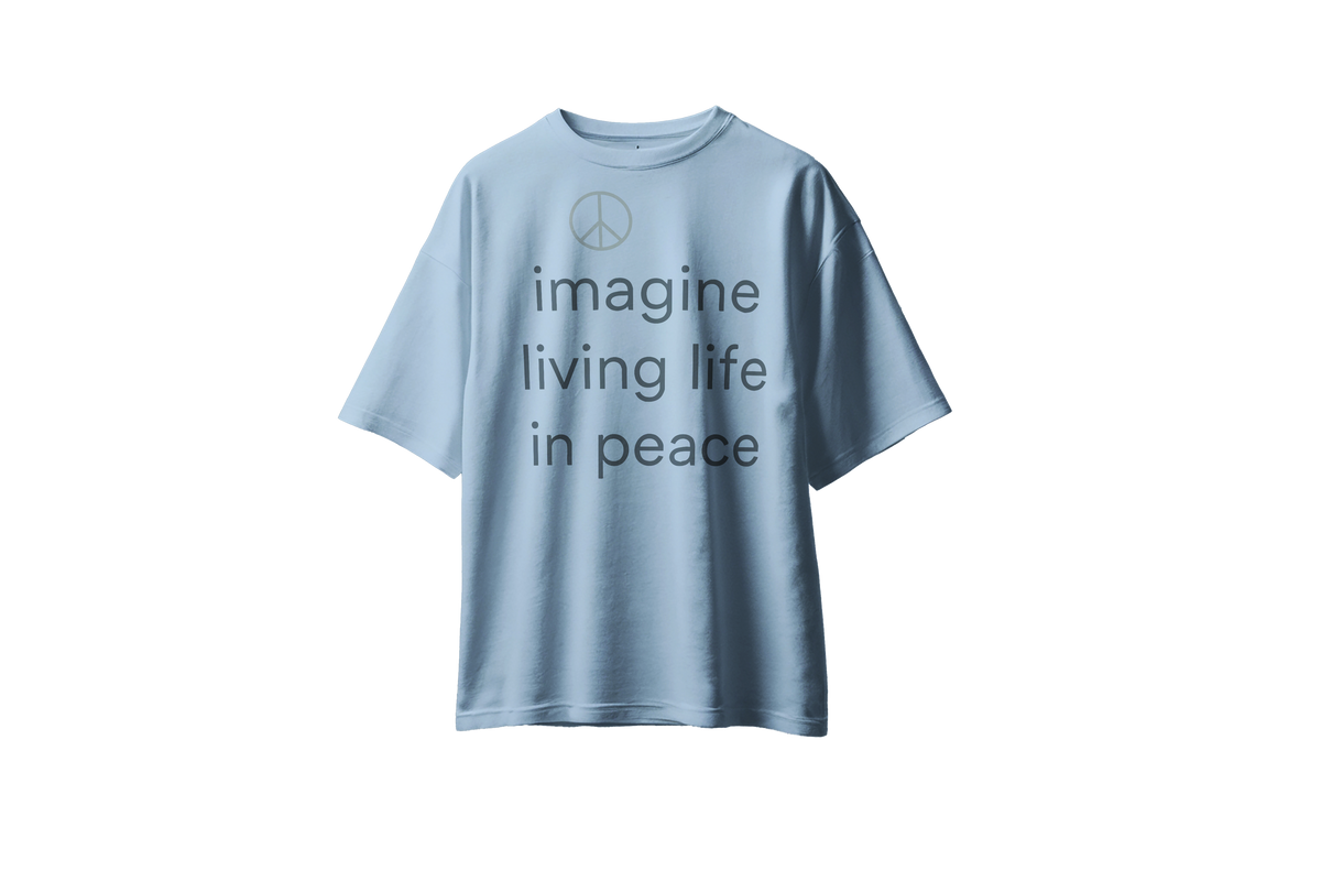 Imagine Peace T-Shirt – Beatles Inspired Unisex Crew T-Shirt