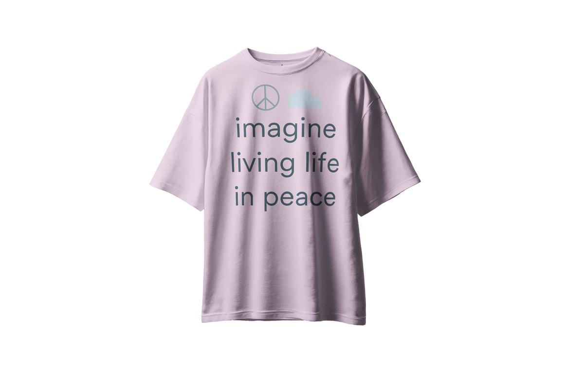 Imagine Peace T-Shirt – Beatles Inspired Unisex Crew T-Shirt