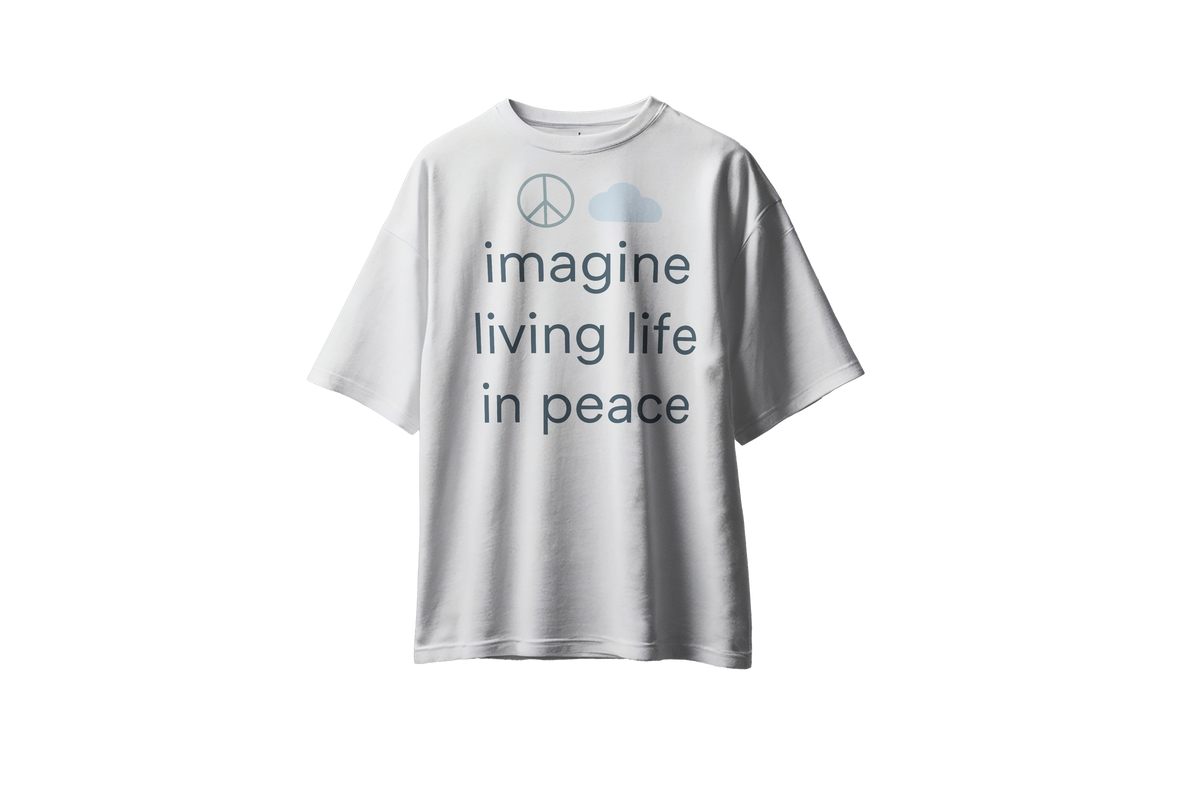 Imagine Peace T-Shirt – Beatles Inspired Unisex Crew T-Shirt