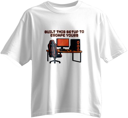 My Gamer Setup, My Sanctuary | Unisex T-Shirt
