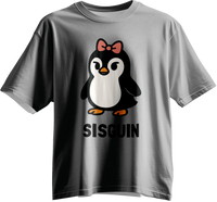 Sisguin: The Coolest Sister Penguin Kids Unisex Tee (Family Set)