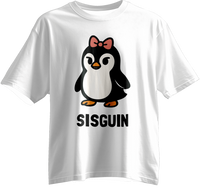 Sisguin: The Coolest Sister Penguin Unisex Tee (Family Set)